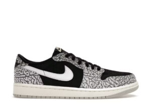 air jordan 1 retro low og black cement