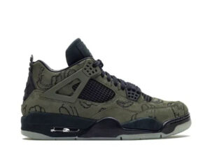 Kaws X Air Jordan 4 Retro Green Sample