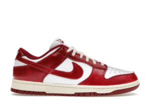 Nike Dunk Low PRM Vintage Team Red