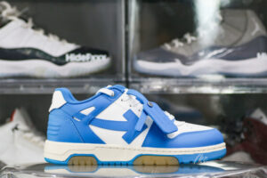 Off-White University Blue 'Out Of Office' Sneakers