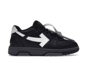 Off-White Out Of Office OOO Low Tops Black Grey White