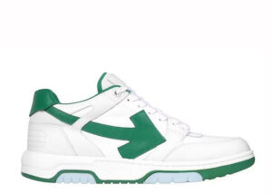 Off-White White Green Out Of Office OOO Low