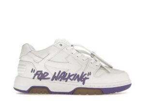 Off-White Out Of Office OOO For Walking Low Tops White Lilac