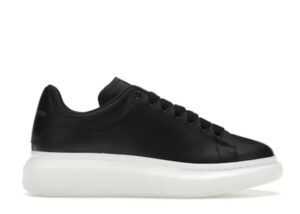 Alexande* McQuee* Oversized Sneaker Black White Sole