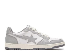 A Bathing Ape Court Sta Light Grey Cream