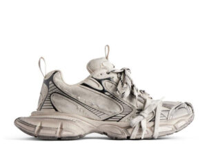 B@lenciag* 3XL Ski Sneaker Black Beige Canvas