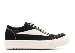 R!ck Owens Luxor Suede Vintage Canvas ‘Black White