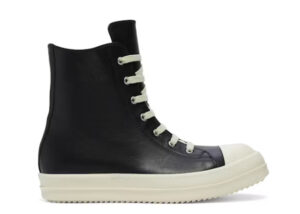R!ck Owens Concordians Leather High Black Milk