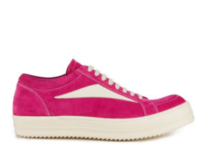 R!ck Owens Strobe Vintage Low Velour Suede'Fuchsia