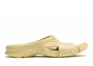Balenciag* Mold Slide Sandal Beige