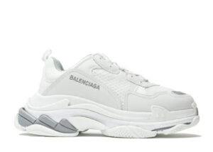 Balenciag* Wmns Triple S Sneaker 'White And Silver'