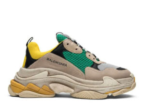 Balenciag* Triple S Beige Green Yellow (2018 Reissue)