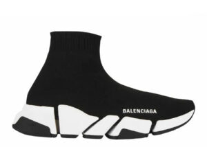 balenciag* wmns speed 2.0 sneaker 'black white'