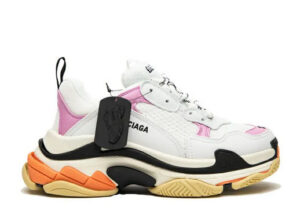 Balenciag* Triple S White Orange