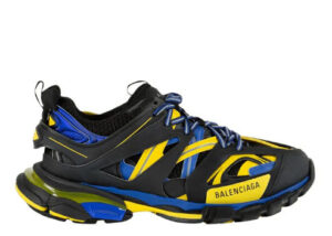 Balenciag* Track Trainer 'Black Yellow Blue