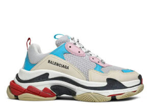 Balenciag* Wmns Triple S 'White Blue Pink' 2019