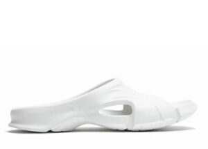 Balenciag* Mold Slide Sandal White