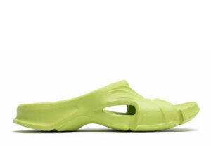 Balenciag* Mold Slide Sandal Matcha Yellow
